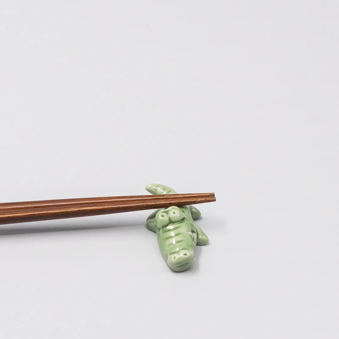 Chopstick Rest Green Alligator