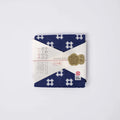 Face Towel Crosshatch Navy