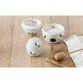 DAVIS & WADDELL BEETANICAL MEASURING CUPS 11X11X17CM YELLOW & BLACK