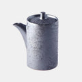 Soy Pot 125ml Black Scroll Glaze
