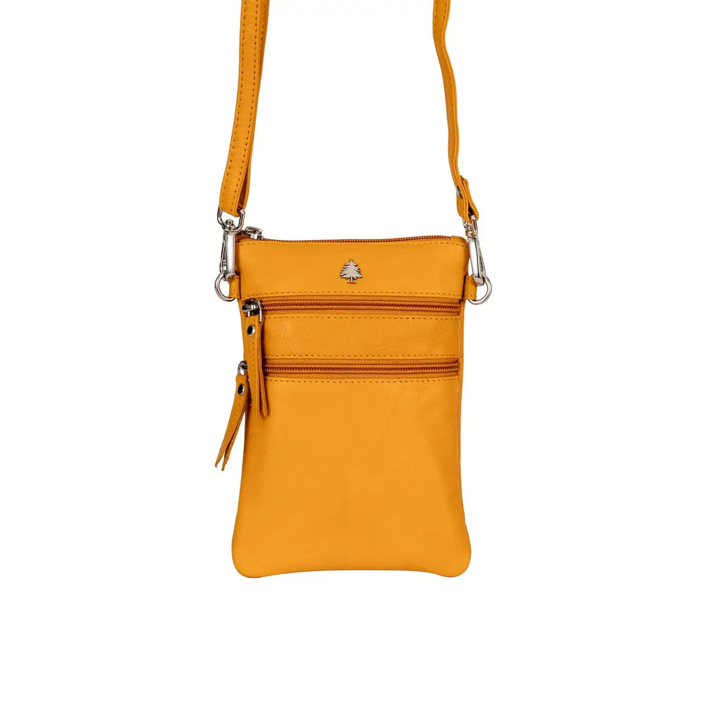 Leather Sling Bag Kempsey - Yellow GW196625YLW