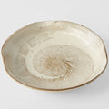 Plate Organic 17cm Spiral Sand Glaze