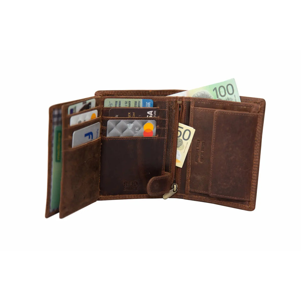 RFID Leather Wallet Melton - Sandel GW2155SAN