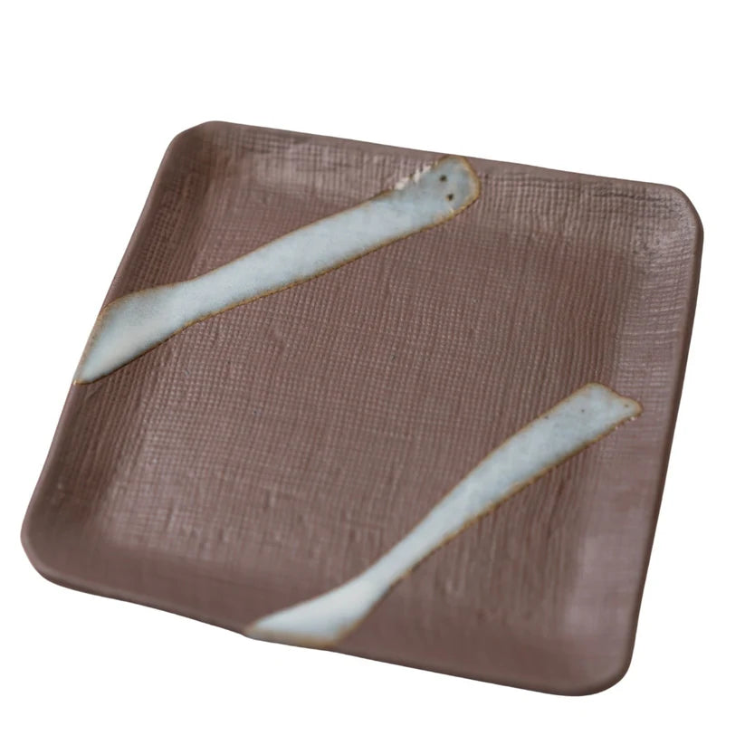Saucer Apex 12.8cm Cloud Blue Bisque Glaze