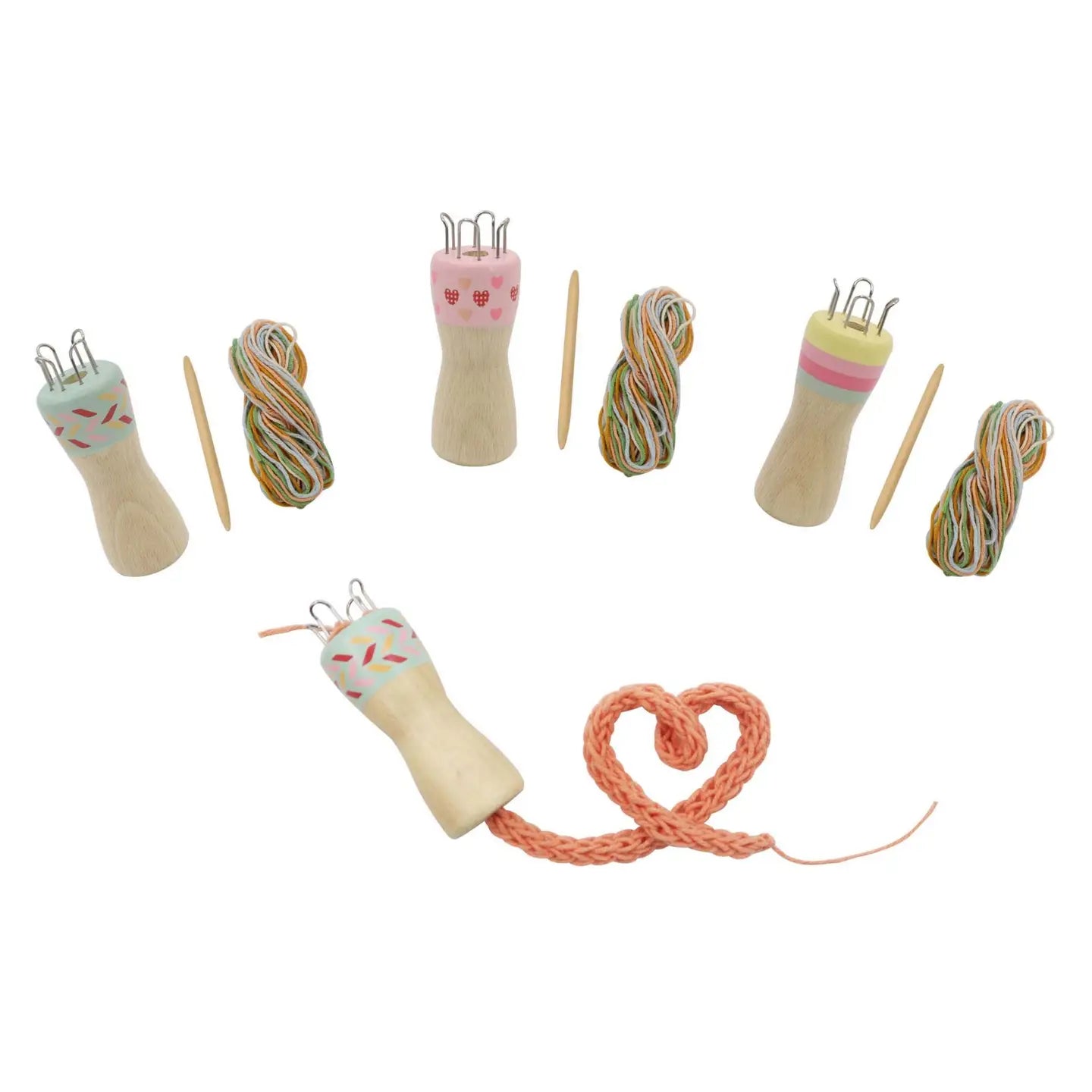Wooden Knitting Dolls