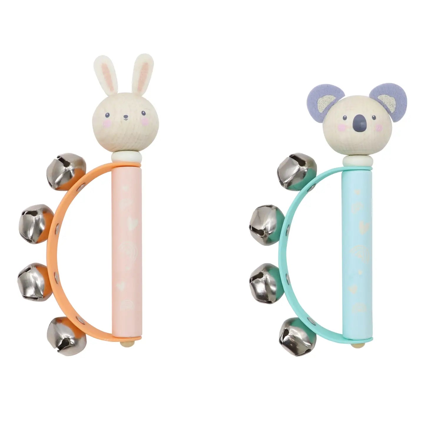 Wooden Koala & Bunny Hand Bell