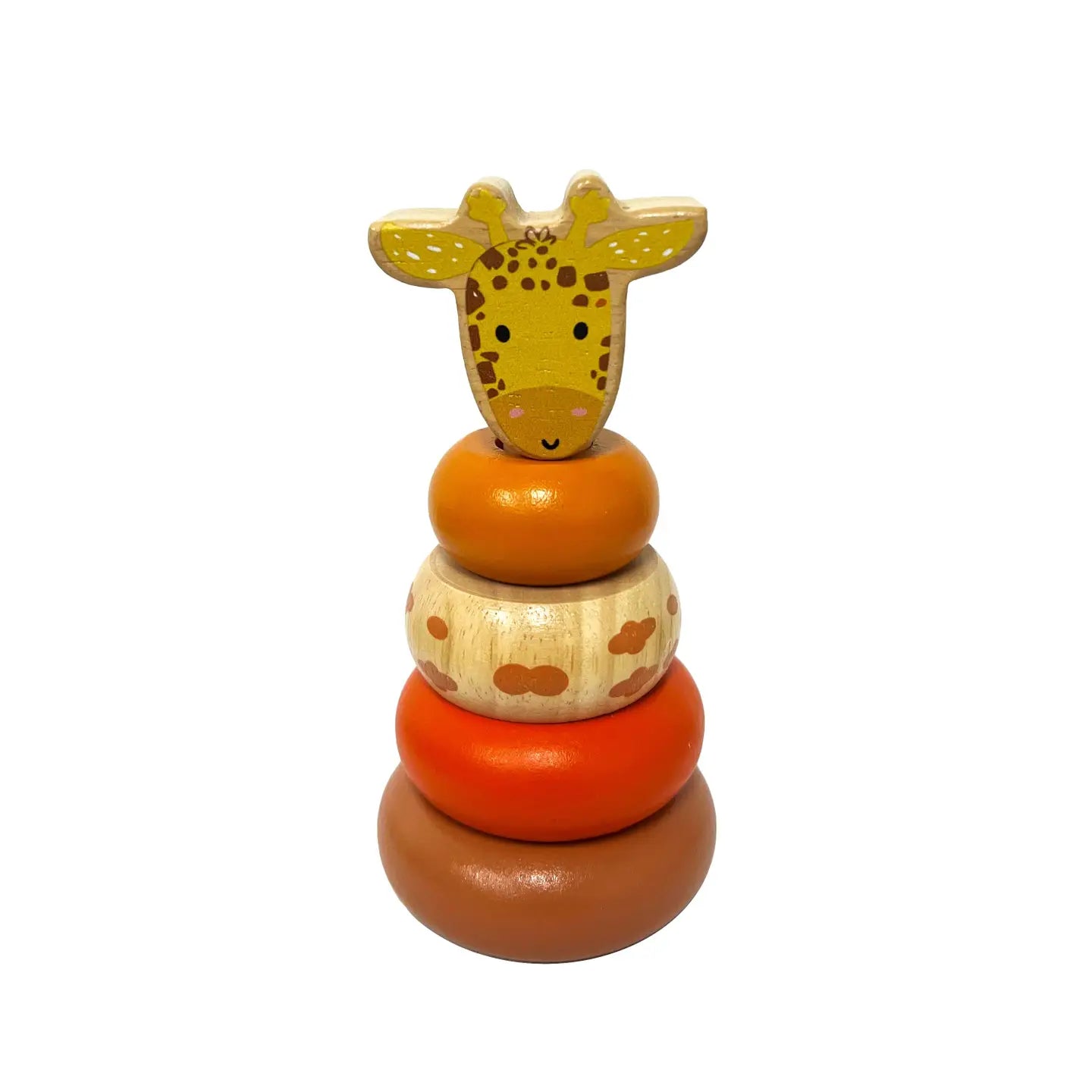 Wooden Mini Safari Animal Stacking Toy