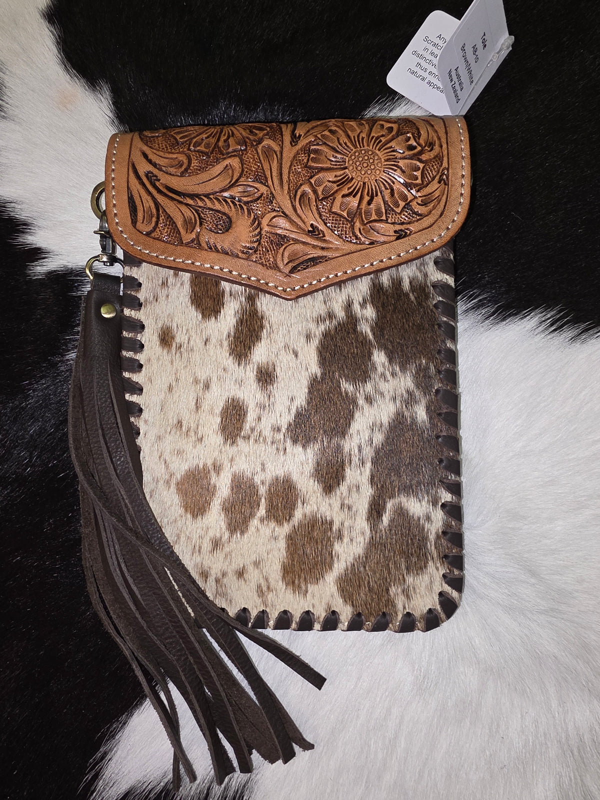 Tooling Leather Cowhide Phone Bag – AB10 – Tole