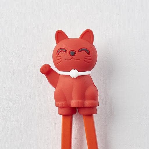 Maneki Trainer Chopsticks Lucky Cat