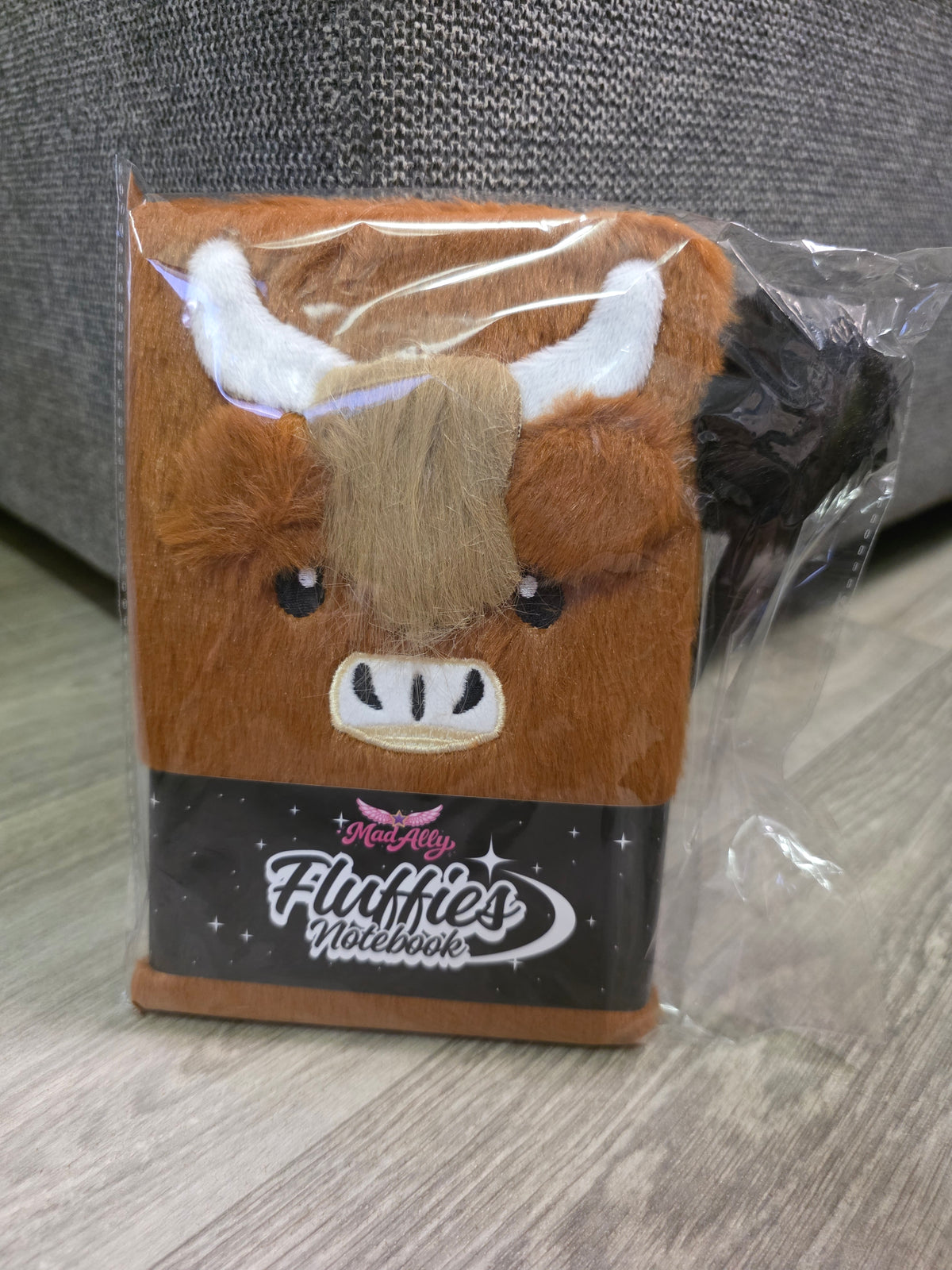 Fluffy Notebook - Highland Cow Kids
