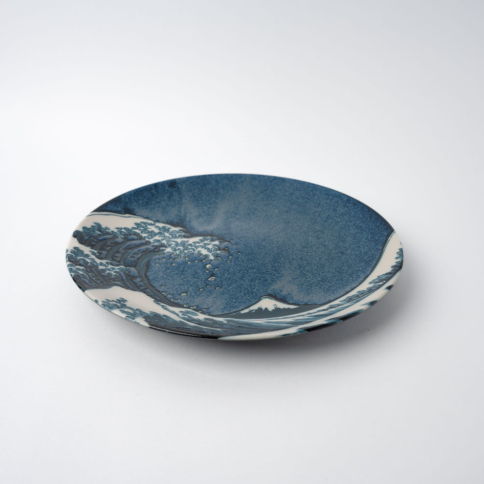Plate 27.5cm Hokusai Great Wave Design