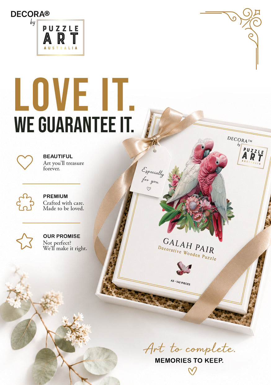 Galah Pair Wooden Puzzle