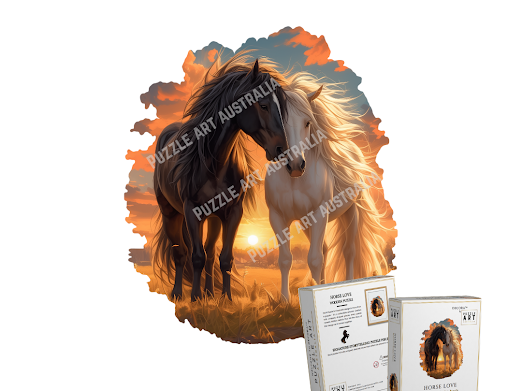Horse Love Wooden Puzzle