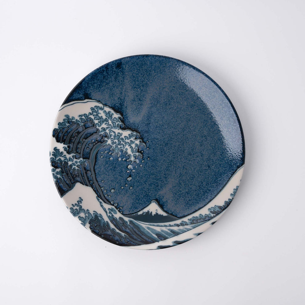Plate 27.5cm Hokusai Great Wave Design
