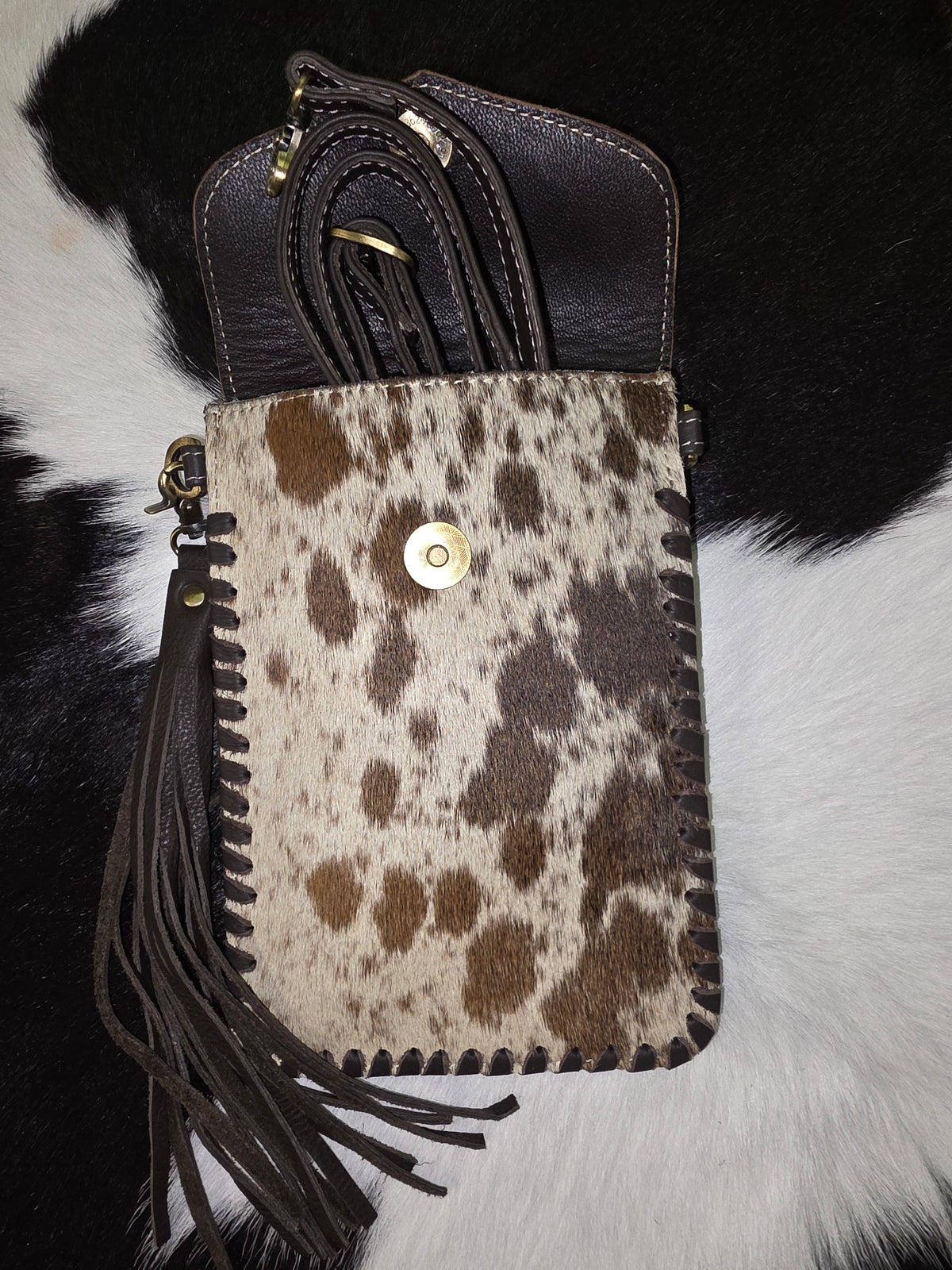 Tooling Leather Cowhide Phone Bag – AB10 – Tole