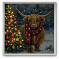 Light Up Frame: Christmas Highland