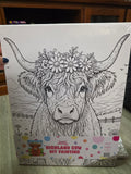 Highland Cow DIY Painting Kit