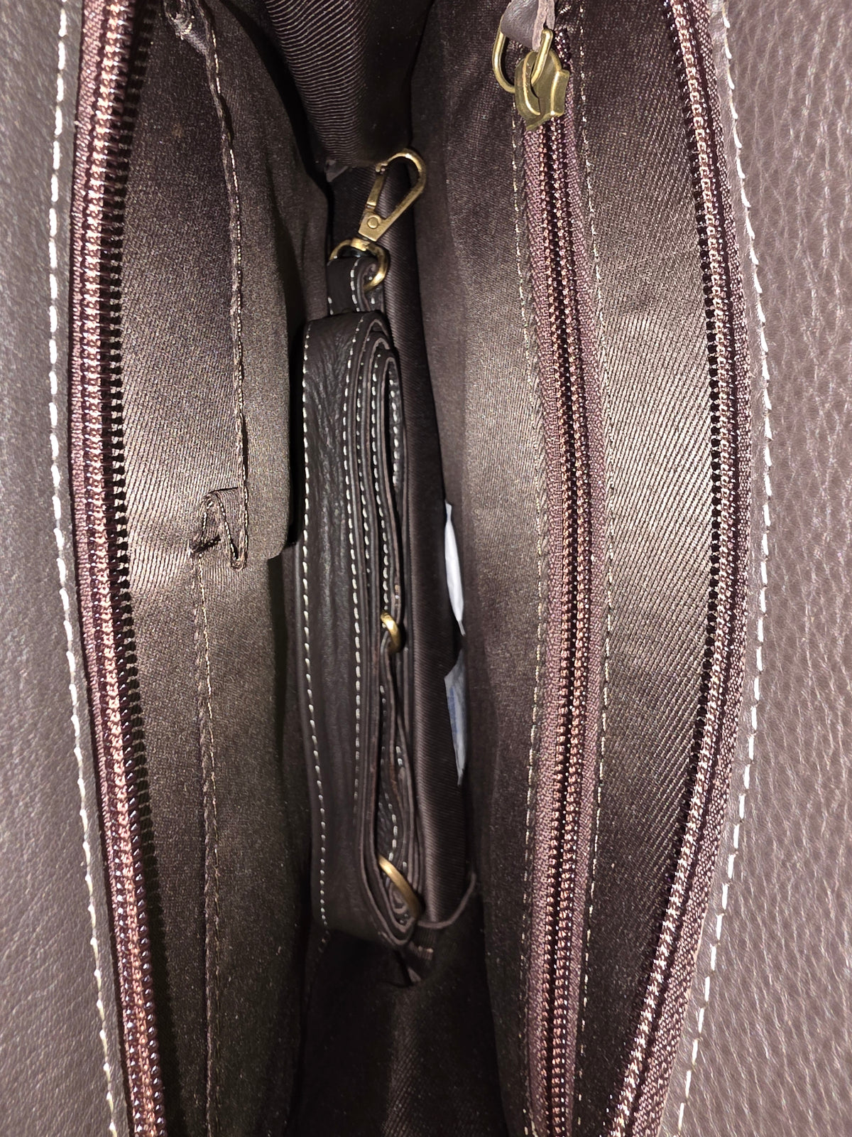 Two Tone Hand Tooled Leather Tote Bag – AB96 – Carmen