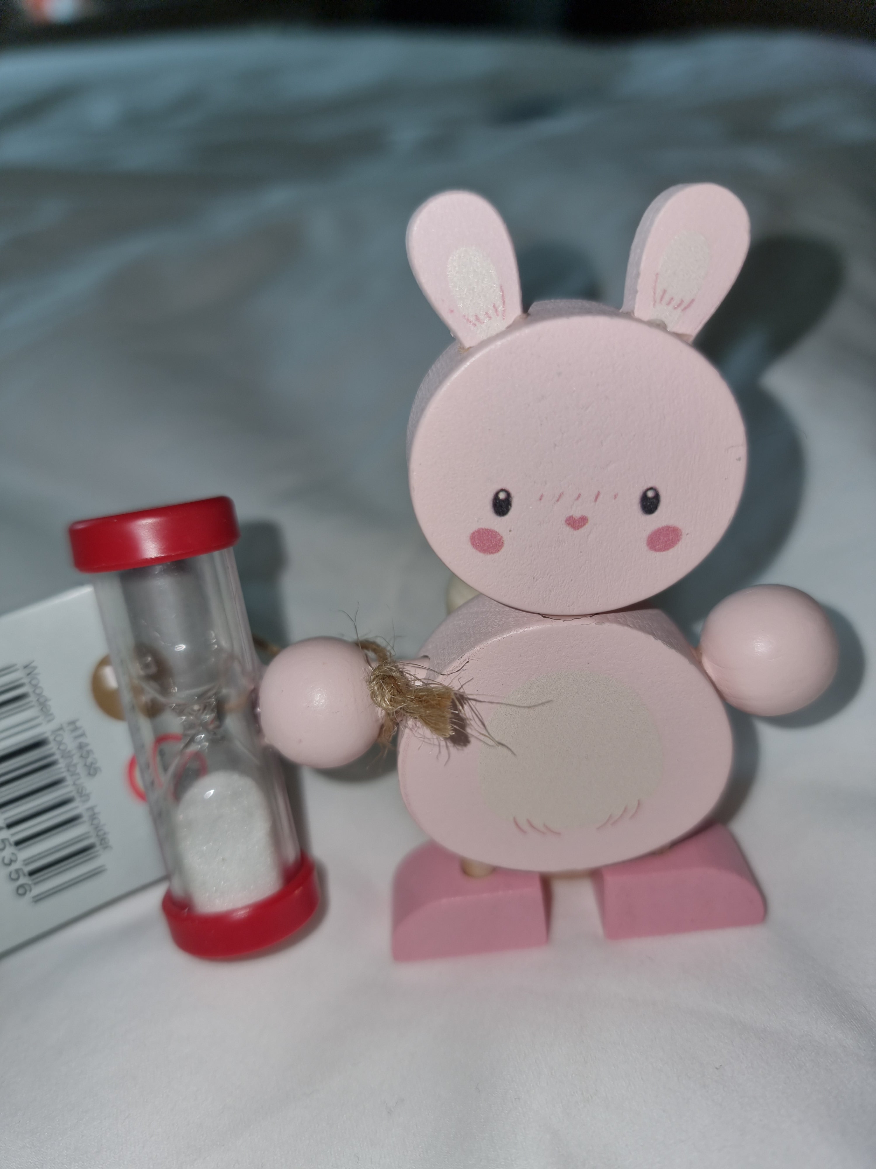 Wooden Toothbrush Holder with Timer