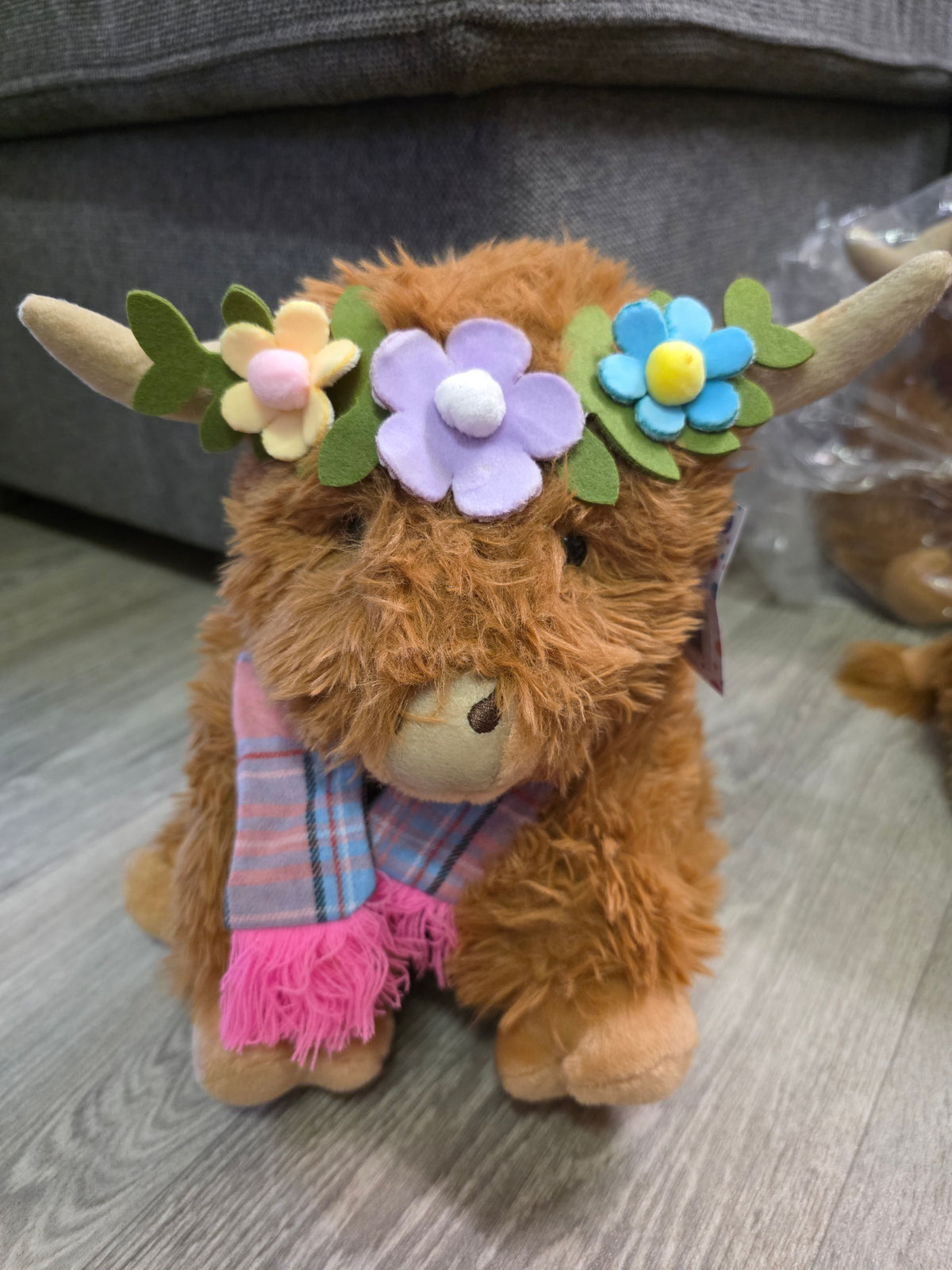 Harriett the Highland Cow Tan - 25cm
