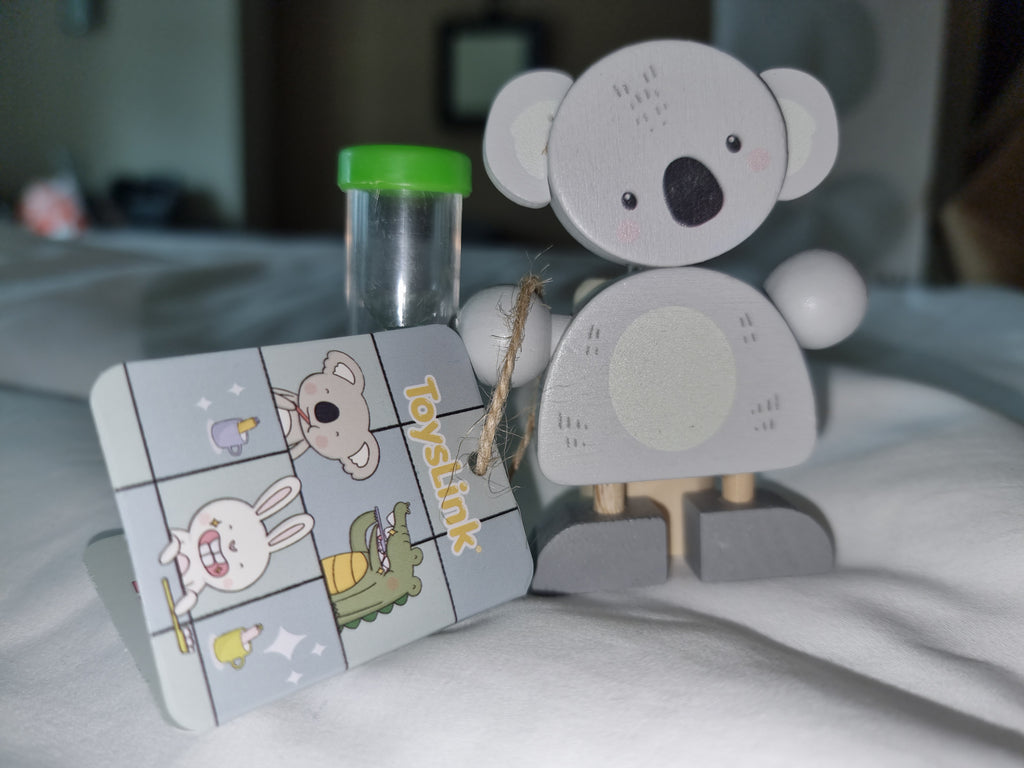 Wooden Toothbrush Holder with Timer